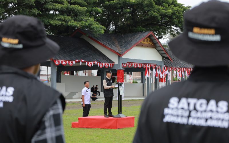 Bupati Tarmizi Pimpin Apel Siaga Satgas Pageu Gampong, Perkuat Kamtibmas dan Mitigasi Bencana