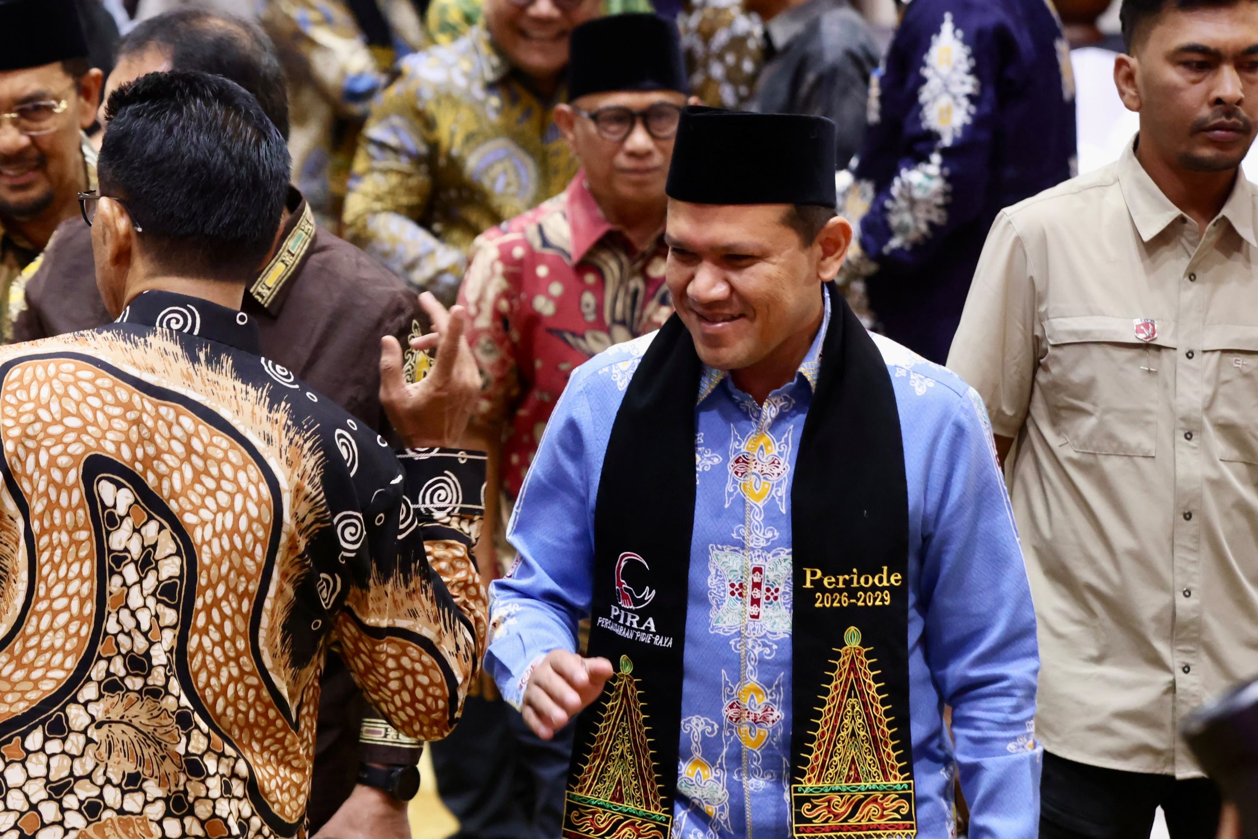 Wagub Dek Fadh Hadiri Pelantikan Pengurus PIRA Periode 2026-2029
