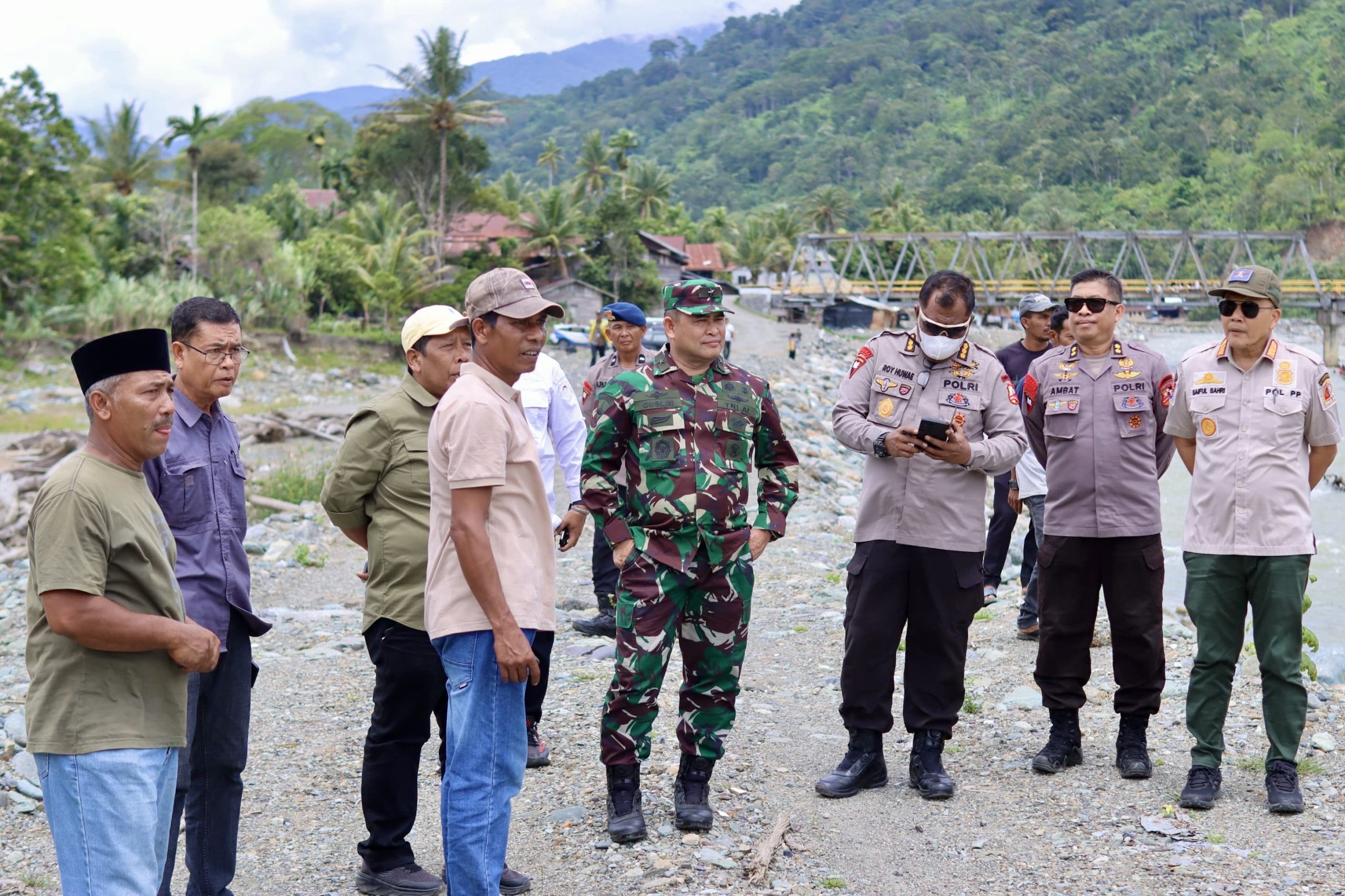Satgas PRR Tinjau Sejumlah Lokasi Terdampak Bencana Hidrometeorologi di Nagan Raya