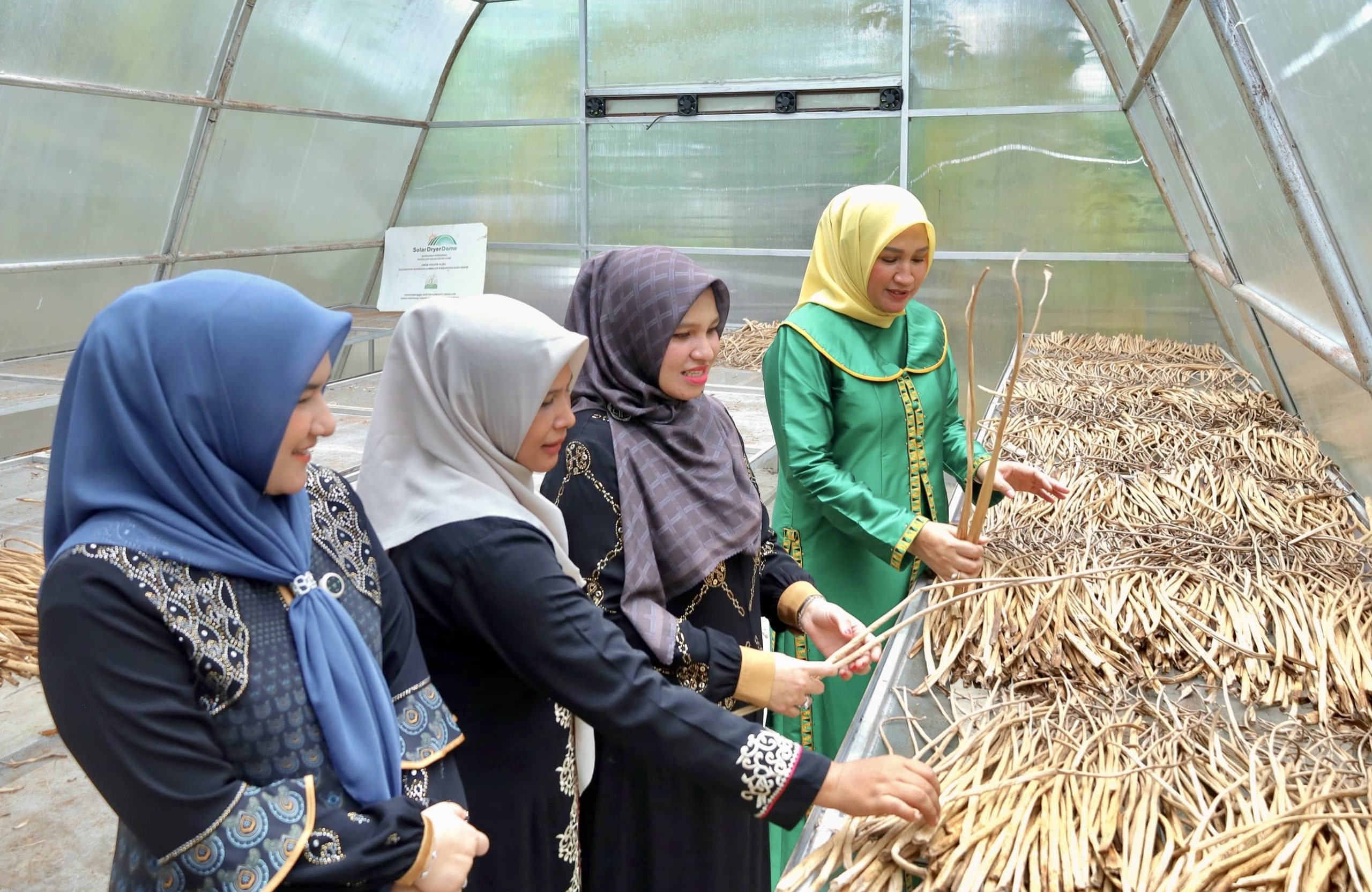 Marlina Usman Kunjungi Sentra UMKM Eceng Gondok Aceh Barat