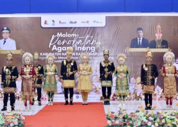 Teuku Syafrijal dan Dea Safira Dinobatkan sebagai Agam Inong Nagan Raya 2026