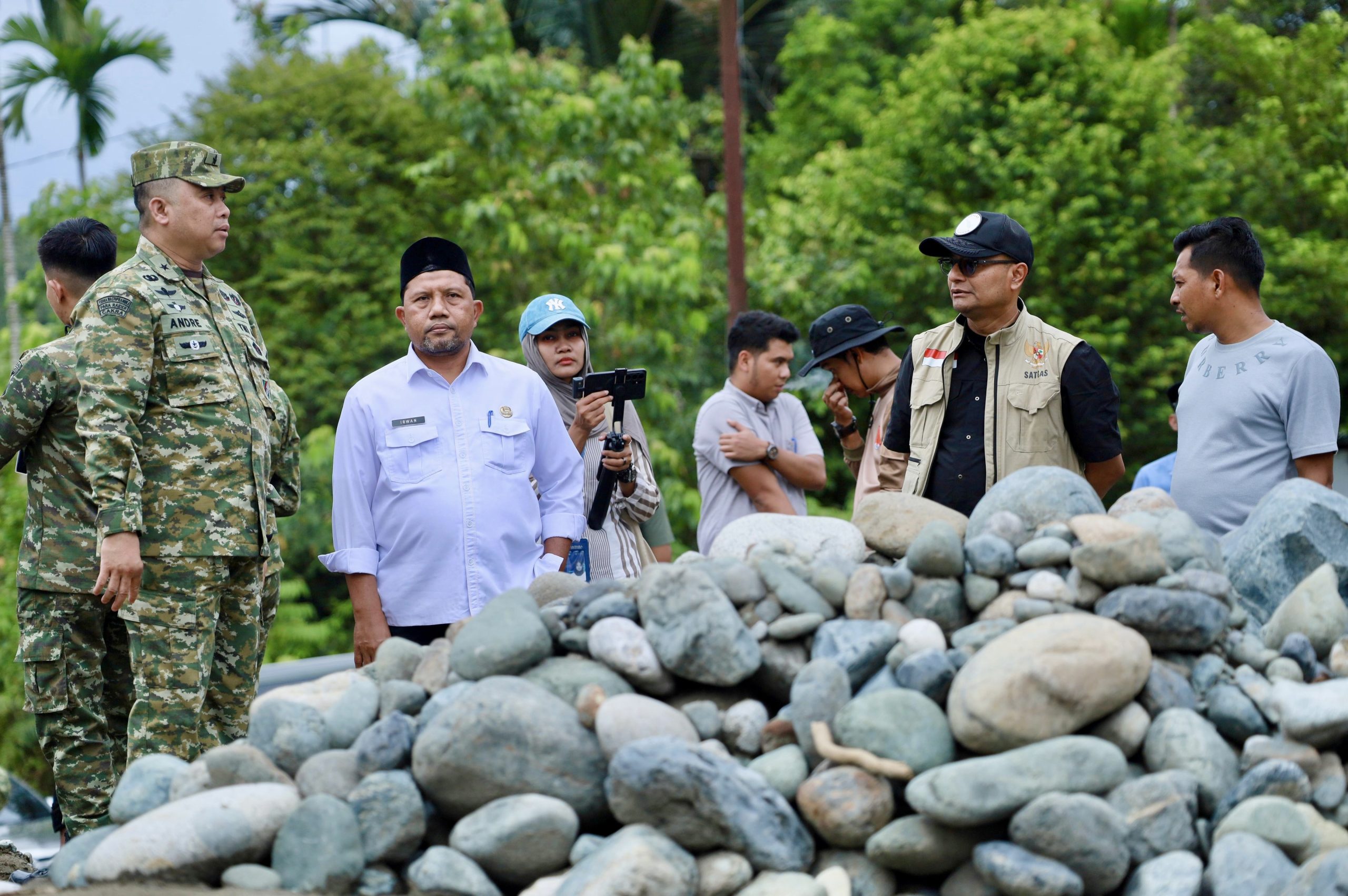 Pemulihan Pascabencana Aceh Barat, Satgas PRR Tinjau Sekolah hingga Infrastruktur di Pante Ceureumen.