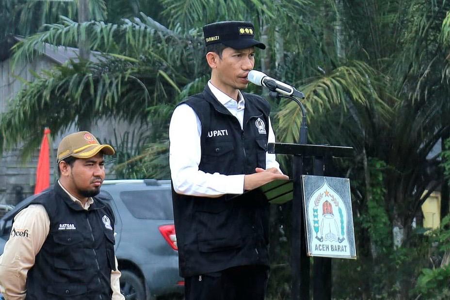 Bupati Tarmizi Tegaskan Satlinmas dan Pageu Gampong Ujung Tombak Keamanan Masyarakat.