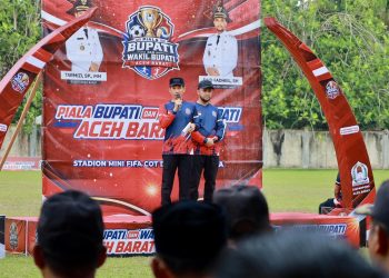Bupati Tarmizi Buka Turnamen Sepak Bola Piala Bupati-Wabup Aceh Barat 2026