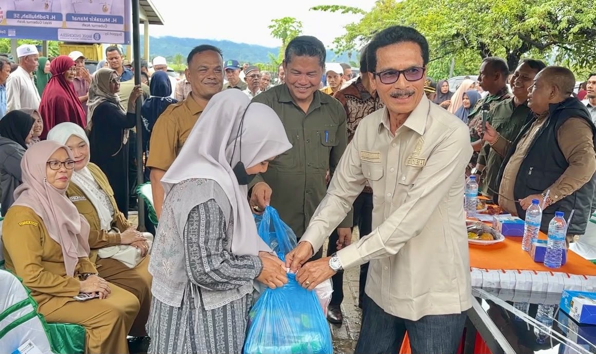 Pulihkan Ekonomi Pascabencana, Pemerintah Gelar Gerakan Pangan Murah di Pidie Jaya
