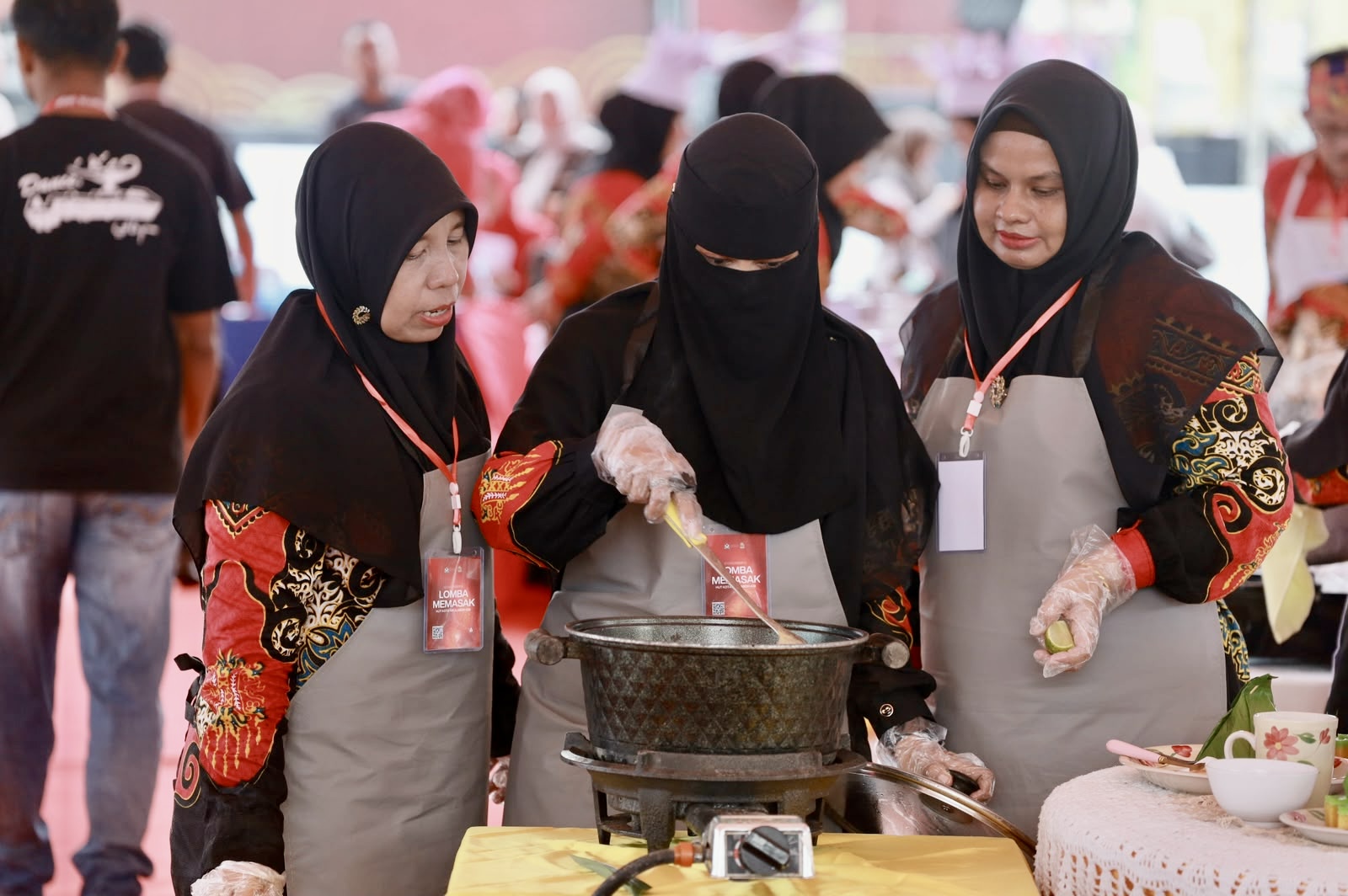 Lomba Masak Gulai Keladi Meriahkan HUT Kota Meulaboh, Diikuti 26 OPD